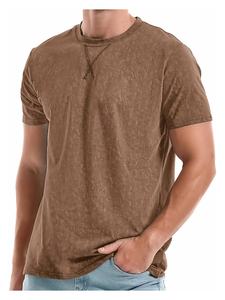 เสื้อยืดแขนสั้นสไตล์วินเทจ ผ้าฝ้าย 100% ขายดี พร้อมส่ง ขายส่ง เสื้อยืดพิมพ์โลโก้ เสื้อยืดโอเวอร์ไซส์ผู้ชาย เสื้อยืดฟอกสี - Product Image 4