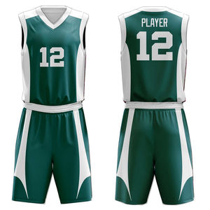 Conjunto de camiseta de baloncesto personalizada reversible para hombre, uniforme de equipo, camisetas de baloncesto atléticas de hip hop, pantalones cortos - Product Image 6