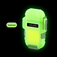 DEBANG Briquet USB à double arc étanche et coupe-vent avec corps transparent à lumière puissante pour une utilisation en extérieur