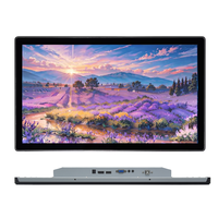 Monitor layar sentuh tahan air Panel layar kapasitif 21.5 inci sensitivitas tinggi industri