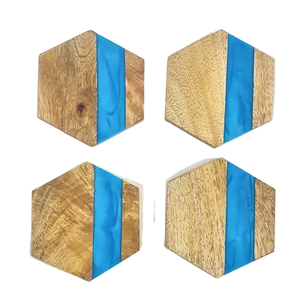 Ensemble de sous-verres en résine époxy de haute qualité pour les cadeaux, parfait pour toutes les saisons et occasions - Product Image 4