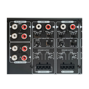 Amplificador de 12 canales multizona 6 zonas estéreo Eficiente Clase D Amplificador de <span class=keywords><strong>audio</strong></span> comercial de cine en casa - Product Image 3
