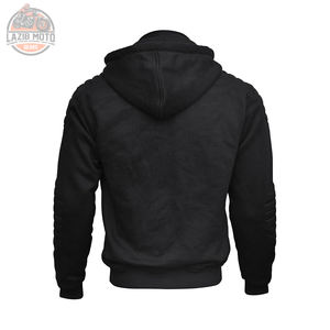 เสื้อฮู้ดสำหรับขี่มอเตอร์ไซค์ไซส์ใหญ่ รุ่นขายดี ทนทาน ได้รับมาตรฐาน CE ป้องกันลม ระบายอากาศได้ดี ผลิตจากผ้าฝ้าย/โพลีเอสเตอร์/ไนลอน - Product Image 2