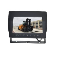 Sistema de Cámara de Reversa AHD de 7 Pulgadas y 1080P |   Monitor de Seguridad para Montacargas de 4 Canales |   Conexión de Aviación de 4 Pines para Camión y Remolque 12V-36V