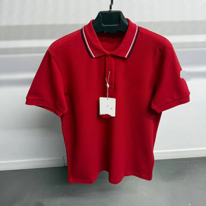 T-shirt en coton uni pour homme, manches courtes, col en V, décontracté, respirant, écologique, OEM ODM, logo personnalisé, broderie frontale, vierge - Product Image 1