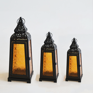 Candelabro de Metal forjado Estilo Vintage para decoración de jardín al aire libre, verde y marrón farol, oferta - Product Image 5