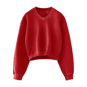 2025 Trending Vintage Winter Women's Oversized Hooded Sweatshirt Casual Long Sleeve Pullover <b>Tops</b> with Jersey Fabric Front Logo - Product Image 3