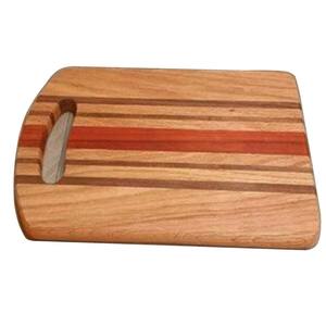 Tabla de cortar de madera de forma ovalada para el hogar, jardín, cocina, accesorios de mesa, ensalada, juego de dos tablas picadoras - Product Image 6