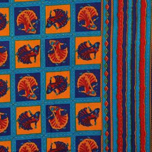 Juego de Sábanas Dobles de Algodón Kantha Azul, Hechas a Mano, 240 Hilos, con 2 Fundas de Almohada, 100% Algodón, para Uso Doméstico, Juego de 3 Piezas (AKDB1003) - Product Image 4