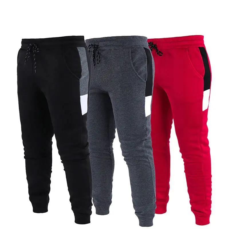 Pantalon de survêtement d'hiver en polaire pour hommes Pantalon de survêtement élastique et décontracté Pantalon de survêtement doublé Baggy Jogger Harem Pants Men Plus S