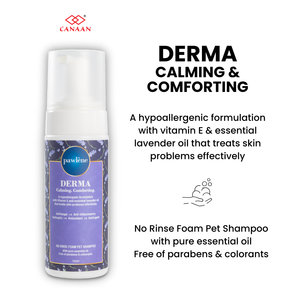 Champú en Espuma para Mascotas Pawlene Derma, Desodorante, Control de Olores, Sin Enjuague, Reduce el Enrojecimiento y la Hinchazón, Libre de Parabenos y Colorantes - Product Image 3