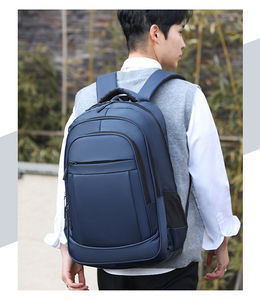 Sacs à dos d'école au design personnalisé, sac à dos multifonctionnel pour les voyages, le sport, la salle de sport, sac à dos en cuir véritable unisexe - Product Image 4