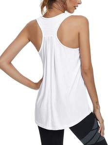 Camiseta sin mangas ajustada de verano para mujer, nueva llegada, Jersey de fibra de algodón/bambú, ropa de talla grande para uso en gimnasio para adultos - Product Image 6