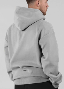 Sudadera con capucha para hombre con logotipo personalizado de tendencia 100% algodón para invierno - Product Image 3