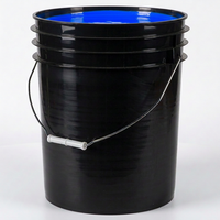 Peinture liquide fluorescente bleue lavable, réactive aux UV (lumière noire), en seau de 5 gallons (18,92 L), finition mate, pour fêtes