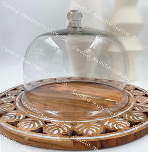 Plateau en nacre avec plateau ou sous-verres, incrustation d'os arabe en bois, nouvel arrivage de l'usine directe - Product Image 6