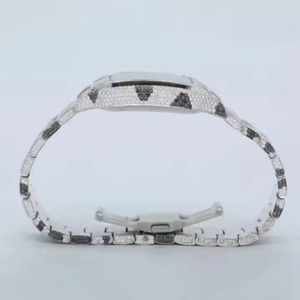 Montre personnalisée Moissanite Montre fabriquée en diamant Montre en diamant de style Hip Hop pour hommes Carrée - Product Image 6