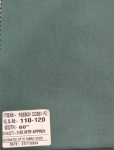 Tissu de tricot mixte en poly spandex organique polyvalent Matériau extensible hexagonal brossé pour doublure de vêtements - Product Image 2