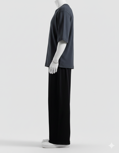 กางเกงวอร์มขาบานสำหรับผู้ชายกางเกงทางการขาบานผ้าโพลีเอสเตอร์ระบายอากาศได้ดี - Product Image 6