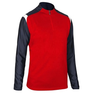 Custom Polyester New Half <b>Zipper</b> Shirts Sports Training Half Zip <b>Tops</b> Hurling Half Zip <b>Tops</b> Uniform <b>Tops</b> for Mens - Product Image 5