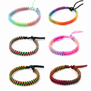 <span class=keywords><strong>Bracelet</strong></span> tressé bouddhiste <span class=keywords><strong>tibétain</strong></span> fait à la main, nœud porte-bonheur, corde, <span class=keywords><strong>bracelet</strong></span> multicolores pour hommes et femmes - Product Image 2