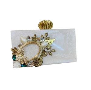 Sac en résine d'excellente qualité sac à main sacs de fête cadeau d'anniversaire pochette en résine élégante de haute qualité produit le plus vendu - Product Image 3