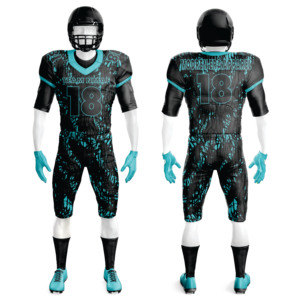 Venta al por mayor Últimos uniformes de fútbol americano Camisetas y pantalones personalizados de alta calidad con nueva oferta Sublimación Camisas elegantes - Product Image 1