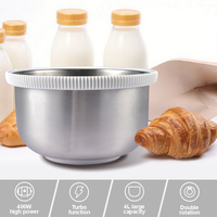 Turbo 400W Home Electric Food Mixer Stand Hand Features Gancho para masa 2 en 1 Tazón de acero inoxidable Batidor de 5 velocidades Botón eyector