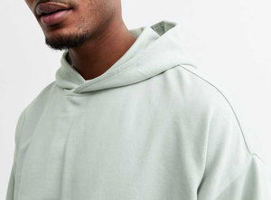 เสื้อฮู้ดและสเวตเตอร์สำหรับผู้ชายเสื้อแนวสตรีท420กรัมทรงหลวมผ้าคอตตอนพิมพ์ลายพัฟฟ์สำหรับ100% - Product Image 2