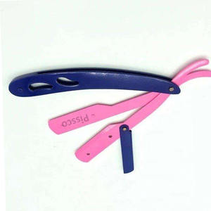 Navaja de Afeitar Plegable de Acero Inoxidable para Barbería, con Cuchilla Intercambiable, Personalizable - Product Image 5