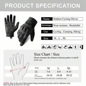 Gants de Moto Personnalisés Anti Impact Motocross Doigt Complet Gants de Moto pour Hommes en Plein Air Meilleure Qualité Gants Tactiques - Product Image 3