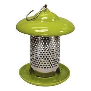 Colibri oiseau maison décorative métal oiseau alimentation brillant perroquet vert couleur lanterne forme suspendue pour oiseaux élégant jardin - Product Image 1
