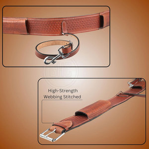 Cincha para Caballo de Cuero de Alta Calidad a Precio Económico, Acero Inoxidable, Personalizable, MOQ Bajo, Venta al por Mayor, el Mejor Diseño para Entrenamiento - Product Image 4