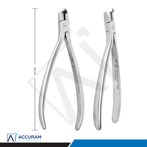 Alicates de Ortodoncia para Alambre de Arco, Corte Distal Pesado, Cabeza Mini, Mango Largo con Agarre de Seguridad, Acero Inoxidable, Instrumentos Dentales - Product Image 5