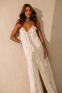 2025เดรสผ้าลินิน100% สำหรับผู้หญิง, เดรสผ้าลินินแม็กซี่แขนยาวน้ำหนักเบามีกระเป๋าและฤดูใบไม้ร่วง - Product Image 6