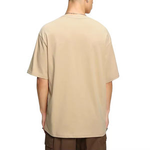 T-shirts Streetwear Oversize 2026 en Coton Lourd 100% – T-shirts Basiques Hip Hop Personnalisés à Épaules Tombantes pour Hommes Tendance - Product Image 6