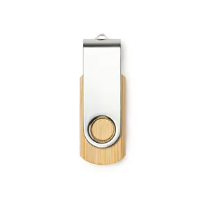 Chiavetta USB in Bambù Personalizzata, Gadget Promozionale Veloce con Opzioni di Personalizzazione - Product Image 2