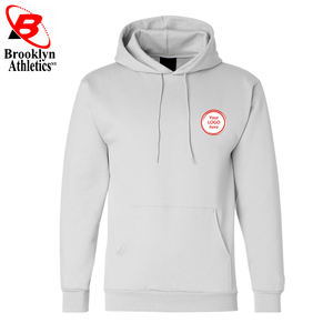 OEM Free Sample Men's Pullover <b>Hoodie</b> Set 50% Cotton 50% Polyester Long Sleeve Solid Winter Regular Fit Fleece Puff Technics - Product Image 6