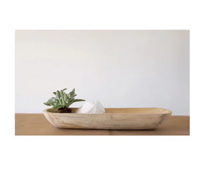 Unique Design wood dough decorative bowl Customized Color Design Wooden Dough Bowl Candles Farmhouse <b>Table</b> Candle Bowl - Product Image 5