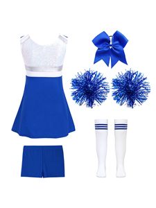 Costume de pom-pom girl pour femmes adultes personnalisé OEM, orné de strass et de perles, respirant, en spandex imprimé, uniformes de cheerleading - Product Image 2