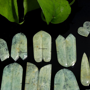 Natural Aquamarine Wholesale <b>Stone</b> <b>Cutting</b> <b>Machine</b> in Kenya Hoop Earrings 18k Gold Plated Teardrop Cabochon Resin Rose Quartz - Product Image 3