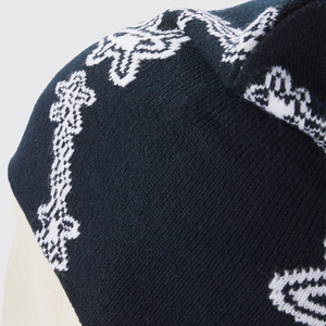 High Quality 100% Cotton <b>Winter</b> Beanies <b>Caps</b> All Over Print Jacquard Breathable Waterproof Custom Design Unisex High Performance - Product Image 4