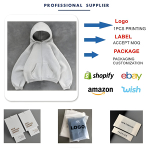 ชุดเซ็ตฮู้ดดี้และจ็อกเกอร์ผ้าฟลีซคอตตอน 100% แบบสั่งทำพิเศษ ทรงโอเวอร์ไซส์ สไตล์สตรีทแวร์ สีพื้น สำหรับฤดูหนาว คุณภาพสูง ป้องกันแบคทีเรีย ระบายอากาศได้ดี - Product Image 5