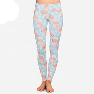 Leggings de Alto Rendimiento para Mujer, Diseño Personalizado para Entusiastas del Deporte, Transpirables, Sin Costuras, de Algodón/Fibra de Bambú, Personalizables - Product Image 5