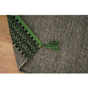 พรมผ้าฝ้ายทอมือมาใหม่4ด้านและชุดพรมและพู่ทำด้วยมือสำหรับห้องนั่งเล่นห้องนอน - Product Image 4