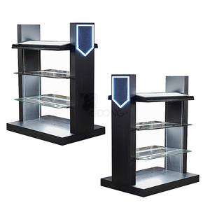 Adjustable <b>Metal</b> Solid Shelves with Three Tiers - OEM Accept - Product Image 1