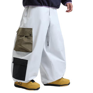 Pantalones de Esquí de Alta Calidad Hechos a Medida, Impermeables, Cálidos, Ropa de Esquí para Mujer, Estilo Hip Hop, Holgados y Anchos - Product Image 4