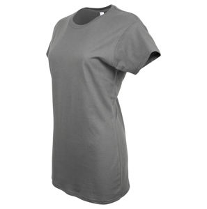 2025 nuevo diseño camisetas de mujer 100% algodón transpirable cuello redondo Slim Fit camisas transpirables sueltas para verano - Product Image 5
