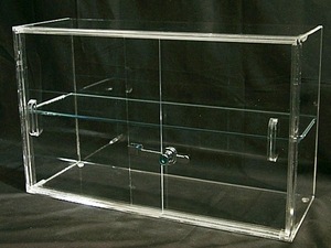 2025 Modern 2025 <b>Glass</b> Display Showcases: Trendy Transparent Cabinets for Cosmetic Storage and Organization - Product Image 3