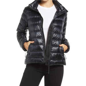 Venta al por mayor de lujo de invierno de las mujeres Puffer chaqueta de sublimación personalizada de talla grande impermeable cierre de cremallera - Product Image 5